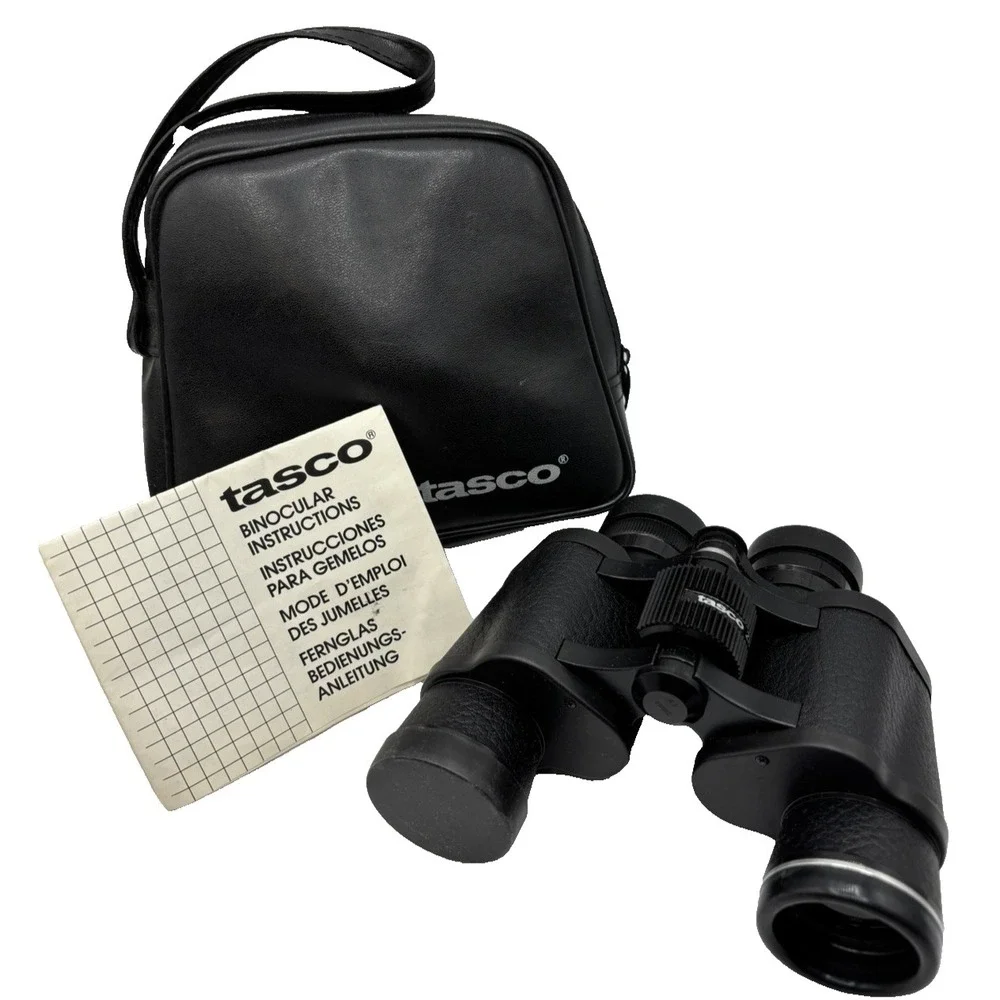 Tasco 4000 7 x 35 mm Zip Focus Binoculars 420 ft/1000 yds with lens covers/bag
